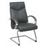 OFFICE STAR PRODUCTS 8205 Office Star Deluxe Bonded Leather Mid-Back Chair, Black