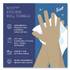 KIMBERLY-CLARK PROFESSIONAL Scott® 41482 Kitchen Roll Towels, 1-Ply, 11 x 8.75, White, 128/Roll, 20 Rolls/Carton