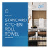 KIMBERLY-CLARK PROFESSIONAL Scott® 41482 Kitchen Roll Towels, 1-Ply, 11 x 8.75, White, 128/Roll, 20 Rolls/Carton