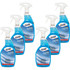 SP RICHARDS 99681CT Genuine Joe Non-Ammoniated Glass Cleaner - Ready-To-Use - 32 fl oz (1 quart) - Non Ammoniated, Non-streaking - Blue - 6 / Carton