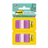 3M CO Post-it 680-PU2  Flags, 1in x 1 -11/16in, Purple, 50 Flags Per Pad, Pack Of 2 Pads