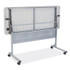 NATIONAL PUBLIC SEATING NPS® BPFT2460 Flip-N-Store Training Table, Rectangular, 24 x 60 x 29.5, Speckled Gray