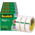 3M CO Scotch 810723PKBD  Magic Tape, 1in x 216ft, Matte Clear, Pack Of 12 Rolls