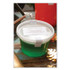 PACTIV EVERGREEN CORPORATION L5012Y Newspring DELItainer Microwavable Container, 12 oz, 4.55 x 4.55 x 2.45, Clear, Plastic, 480/Carton