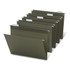 OFFICE DEPOT OD75444  Brand Hanging Folders, 1/5 Cut, Letter Size, 100% Recycled, Green, Pack of 50