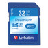 VERBATIM CORPORATION 96871 32GB Premium SDHC Memory Card, UHS-I V10 U1 Class 10, Up to 90MB/s Read Speed
