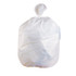 HERITAGE TRAVELWARE LTD H8046EW Heritage Low-Density Can Liners, 0.75-mil, 45 Gallons, 46in x 40in, White, Case Of 100 Bags