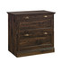SAUDER WOODWORKING CO. Sauder 431067  Barrister Lane 32-3/8inW x 19-1/2inD Lateral 2-Drawer File Cabinet, Iron Oak