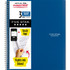 Complete assignments and take notes on class discussions within a Five Star Wire-Bound Notebook. Pages are perforated for quick and easy removal to hand in homework.  Includes 100 double-sided, college-ruled, ink bleed-resistant pages.  Sheets are perforated for easy removal.  Two 2-pocket dividers keep subjects organized.  Pockets hold loose sheets.  Cover is water-resistant for durability.  Spiral Lock wire helps prevent snags.  Companion app allows you to create instant flashcards and sync your notes to Google Drive.