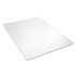 DEFLECTO CORPORATION CM21242COM EconoMat Non-Studded All Day Use Chair Mat for Hard Floors, Rectangular, 45" x 53", Clear, Ships Rolled