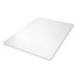 DEFLECTO CORPORATION CM21242COM EconoMat Non-Studded All Day Use Chair Mat for Hard Floors, Rectangular, 45" x 53", Clear, Ships Rolled
