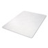 DEFLECTO CORPORATION CM21242COM EconoMat Non-Studded All Day Use Chair Mat for Hard Floors, Rectangular, 45" x 53", Clear, Ships Rolled