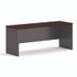 HON COMPANY 38925NS 38000 Series Desk Shell, 72w x 24d x 29.5h, Mahogany/Charcoal