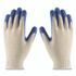 PROTECTIVE INDUSTRIAL PRODUCTS INC PIP 39C122L Seamless Knit Cotton/Polyester Gloves, EN388: 2011, Large, Natural/Blue, 12 Pairs