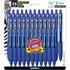 ZEBRA PEN CORP 12225 Zebra Pen Z-Grip Retractable Ballpoint Pens, Pack Of 24, Medium Point, 1.0 mm, Blue Barrel, Blue Ink