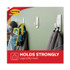3M/COMMERCIAL TAPE DIV. Command™ 17003ES General Purpose Hooks, Large, Plastic, White, 5 lb Capacity, 1 Hook and 2 Strips/Pack
