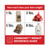 3M/COMMERCIAL TAPE DIV. Command™ 17003ES General Purpose Hooks, Large, Plastic, White, 5 lb Capacity, 1 Hook and 2 Strips/Pack