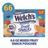 DR PEPPER SNAPPLE GROUP, INC. Welch's® 20900320 Fruit Snacks, Mixed Fruit, 0.8 oz Pouch, 66 Pouches/Box