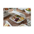 PACTIV EVERGREEN CORPORATION YCNW0853 EarthChoice Vented Microwavable MFPP Hinged Lid Container, 3 Compartments, 8.5 x 8.5 x 3.1, White, Plastic, 146/Carton