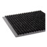 CROWN MATS & MATTING NR0046CH Needle-Rib Wiper/Scraper Mat, Rectangular, Charcoal Gray Ribbed Surface, 48" x 72"