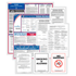 TAX FORMS PRINTING, INC. EFEDSTCRPSECDE ComplyRight Public Sector Federal And State Poster Set, English, Delaware