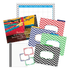 Great for organization and general classroom management, this set provides 12 letter-size file folders, 45 name tags and 50 sheets of paper. The incentive chart helps you track who has been making strides.  Includes a chart, 12 file folders, a poster, 50 sheets of paper and 45 name tags.  Incentive chart and motivational poster keep everyone focused on improvement.  File folders hold letter-size documents.  Card stock pieces to handle everyday use.