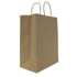 LOLLICUP USA, INC. FP-SB110 Karat Kraft Laguna Paper Shopping Bags, 13 3/8in x 5 3/8in x 9 1/2in, Brown, Case Of 250 Bags