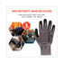 TENACIOUS HOLDINGS, INC. ergodyne® 10376 ProFlex 7000 Nitrile-Coated Gloves Microfoam Palm, EN388: 4121A, 9" Long, XX-Large, Gray, Pair