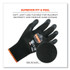 TENACIOUS HOLDINGS, INC. ergodyne® 17956 ProFlex 7001 Nitrile-Coated Gloves, EN388: 4121X, 9.25" Long, XX-Large, Black, Pair