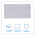 BOARDWALK 8308W Dinner Napkin, 2-Ply, 17 x 15, White, 100/Pack, 30 Packs/Carton