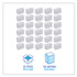 BOARDWALK 8308W Dinner Napkin, 2-Ply, 17 x 15, White, 100/Pack, 30 Packs/Carton