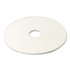 3M/COMMERCIAL TAPE DIV. 08485 Low-Speed Super Polishing Floor Pads 4100, 21" Diameter, White, 5/Carton