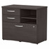 BUSH INDUSTRIES INC. SCF130SGSU Bush Business Furniture Studio C 29-5/7inW x 17inD Lateral File Cabinet With Drawers and Shelves, Storm Gray, Standard Delivery