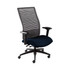 Global QS2661-8G5BK-UR12*  Loover Weight-Sensing Synchro Chair, High-Back, 42inH x 25 1/2inW x 24inD, Blue Bayou/Black