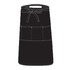 CHEF WORKS, INC. REVF24BLK0 Chef Works Reversible 3-Pocket Apron, One Size, Black