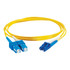 LASTAR INC. C2G 37911  2m LC-SC 9/125 Duplex Single Mode OS2 Fiber Cable - Plenum CMP-Rated - Yellow - 6ft - Patch cable - LC single-mode (M) to SC single-mode (M) - 2 m - fiber optic - duplex - 9 / 125 micron - OS2 - plenum - yellow