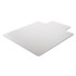 ALERA MAT4553CLPL Moderate Use Studded Chair Mat for Low Pile Carpet, 45 x 53, Wide Lipped, Clear