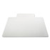 ALERA MAT4553CLPL Moderate Use Studded Chair Mat for Low Pile Carpet, 45 x 53, Wide Lipped, Clear