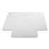 ALERA MAT4553CLPL Moderate Use Studded Chair Mat for Low Pile Carpet, 45 x 53, Wide Lipped, Clear