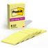 Cut through the clutter with the iconic Canary Yellow Post-it Super Sticky Notes. Whether jotting down your daily to-dos, brainstorming big ideas, studying or setting reminders, colors and ideas are always brighter together. These sticky notes feature 2X the sticking power. They also stick and re-stick - allowing you to move your notes with you throughout your day. They"re ideal for walls, doors, windows and other vertical surfaces, and like all Post-it Notes, they stick securely yet remove cleanly without damage. Keep your ideas across your notebooks, classroom books, calendars or other documents. No tape or tacks are needed with adhesive notes, saving you money and time on office products or school supplies. A great memo pad, these are ideal for using for notes or reminders to yourself or others. Post-it Super Sticky Notes are the perfect solution for shopping lists, reminders, notes on computer screens, time tracking, to-do lists, marking cables, color-coding documents, reminding kids to do chores, storyboarding, scratch paper and agile processing. These sticky notes are the iconic Canary Yellow. All Post-it Notes are sourced from certified, renewable and responsibly managed forests, and all Post-it Notes are recyclable, so you can recycle them when they are no longer needed.  EXPERIENCE THE POWER OF 2X STICKINESS: Post-it Super Sticky Notes offer twice the sticking power of basic sticky notes, ensuring they stay put and wonT fall off  STICK AND RESTICK ANYWHERE: These notes adhere firmly to walls, windows, doors, and other vertical surfaces, allowing you to move your reminders with ease  VERSATILE AND ESSENTIAL: Post-it Super Sticky Lined Notes are the perfect solution for shopping lists, reminders, to-do lists, color-coding, labeling, family chore reminders, brainstorming, storyboarding, and quick notes  VARIOUS SIZES AND SHAPES: Available in different sizes, with or without lines, to cater to your specific needs  EYE-CATCHING COLORS: Vibrant and colorful reminders are more likely to grab attention and be noticed  ICONIC CANARY YELLOW: The color that started it all  EXPLORE OUR COLLECTIONS: With 11 color collections, the Post-it Brand offers a wide range of options to suit every style and preference, whether at home, in school, or at the office  TRUST THE ORIGNAL CREATOR: the one and only Post-it Note was invented over 40 years ago by the Post-it Brand  SUSTAINABILITY: Post-it Super Sticky Notes can be recycled  ENHANCE YOUR NOTE-TAKING EXPERIENCE: Download the free Post-it App on your smartphone or tablet to enjoy the simplicity and convenience of Post-it Notes anytime and anywhere  GET ORGANIZED: Each pack includes 5 pads of 4 in. x 6 in. lined notes, with 90 sheets per pad, great for your office, work area, or classroom  VERSATILE AND ESSENTIAL: Post-it Super Sticky Notes are the perfect solution for shopping lists, reminders, to-do lists, color-coding, labeling, family chore reminders, brainstorming, storyboarding, and quick notes  TRUST THE ORIGINAL CREATOR: the one and only Post-it Note was invented over 40 years ago by the Post-it Brand