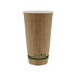 ASEAN CORPORATION StalkMarket PLC-20-DW Planet+ Compostable Hot Cups, Double-Wall, 20 Oz, Brown, Pack Of 600 Cups