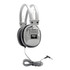 VCOM INTERNATIONAL MULTI MEDIA HamiltonBuhl HECHA7  SchoolMate Deluxe HA7 Mono/Stereo Headphones With 3.5mm Plug, Silver/Black