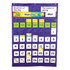 Ideal for all instructors who teach the calendar  Pockets make lessons more interactive and creative. Using the holiday, birthday, weather and special event cards, teachers can represent a very detailed overview of the month.  Different color number cards help teaching patterns and skip counting as well.  Bilingual chart has English and Spanish cards.