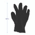 BOARDWALK 396LCTA 396 Series Disposable General-Purpose Nitrile Gloves, Powder-Free, Large, 4.4 mil Thick, 9.5" Long, Black, 100/BX, 10 BX/CT