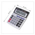 INNOVERA 15927 15927 Desktop Calculator, Dual Power, 8-Digit LCD
