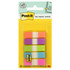 3M CO Post-it 683-5CB  Notes Flags, 1/2in x 1-7/10in, Assorted Bright Colors, 20 Flags Per Pad, Pack Of 5 Pads