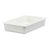 Store, serve and transport food with ease when you use Cambro Camwear GN 1/1 Size 4in Food Pans. Each pan is dishwasher safe for quick cleanup and reuse.  Made from break-resistant Camwear polycarbonate.  Stain-, acid- and odor-resistant for reuse.  Non-stick interior.  Textured bottom helps to reduce scratching damage.  Molded graduations are listed in standard and metric.  Uniform 1/2in flange ensures a smooth fit in prep tables.  Stackable design for easy storage.  Withstands temperatures from -40 deg.F to 210 deg.F.  Includes 6 pans total.