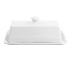 GIBSON OVERSEAS INC. Martha Stewart 995116412M  Ceramic Butter Dish With Lid, White