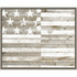 UNIEK INC. Amanti Art A42705322612  American Flag Rustic by Studio W Framed Canvas Wall Art Print, 16inH x 20inW, Graywash