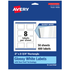 AVERY PRODUCTS CORPORATION 94236-WGP50 Avery Glossy Permanent Labels With Sure Feed, 94236-WGP50, Rectangle, 2in x 2-3/4in, White, Pack Of 400